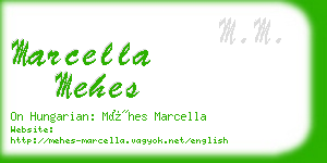 marcella mehes business card